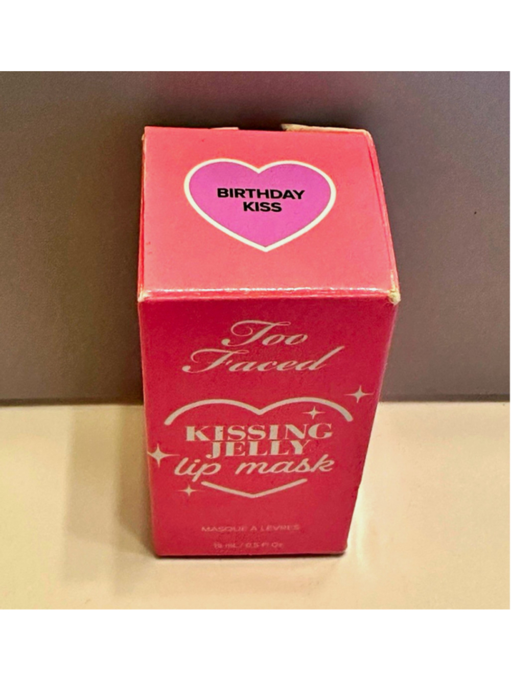 Too Faced Kissing Jelly Lip Mask ~ Birthday Kiss Pink 0.5oz | NEW